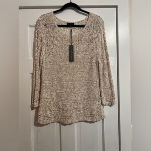 WILLI SMITH • CREAM TEXTURED • BLOUSE NWT